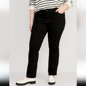 Black Kicker Boot-Cut Jeans
